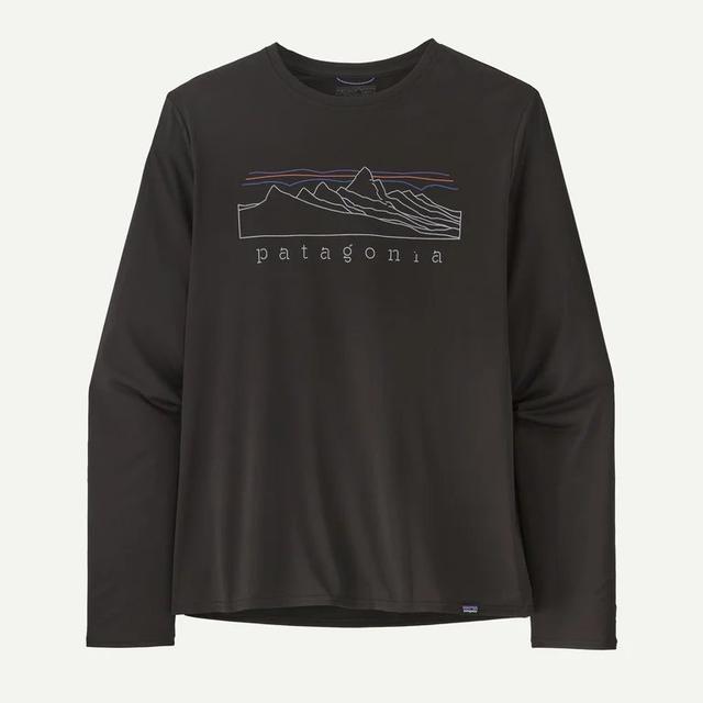 Patagonia Long-sleeved Capilene Cool Daily Graphic Shirt Black