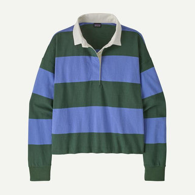 Patagonia Long Sleeved Rugby Shirt Diver Blue