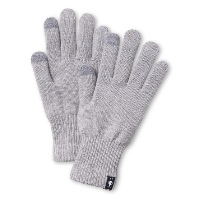 Smartwool Unisex Liner Glove Light Gray Heather
