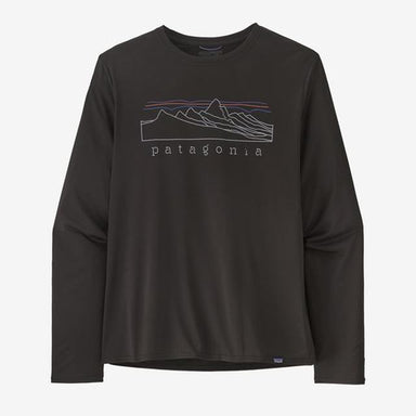 Patagonia Long-sleeved Capilene Cool Daily Graphic Shirt Black