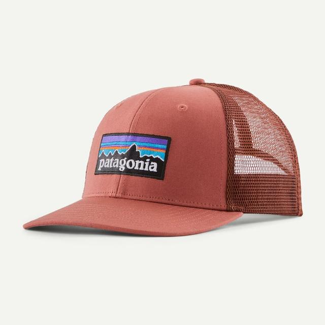 Patagonia P-6 Logo Trucker Hat Potters Red