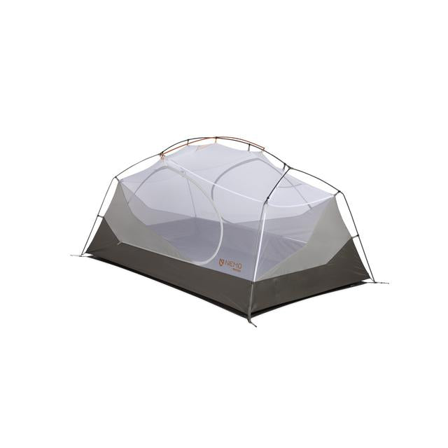 Nemo Aurora Backpacking Tent & Footprint 3-person Fog / Smokey Olive