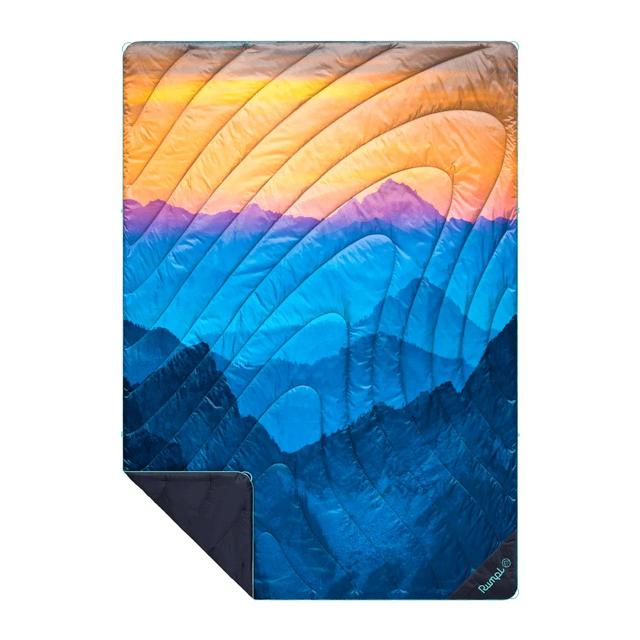 Rumpl Original Puffy Blanket - Misty Peaks Mountainscape