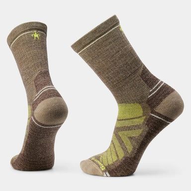 Smartwool Unisex Hike Crew Socks Military Olive - Fossil