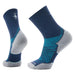 Smartwool Unisex Run Mid Crew Socks Deep Navy