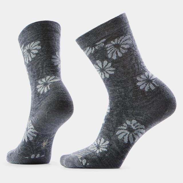 Smartwool Everyday Floral Crew Socks Medium Gray