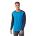 Smartwool Classic All-season Merino Base Layer Long Sleeve Top Laguna Blue-Deep Navy