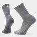 Smartwool Unisex Everyday Solid Rib Crew Socks Medium Gray