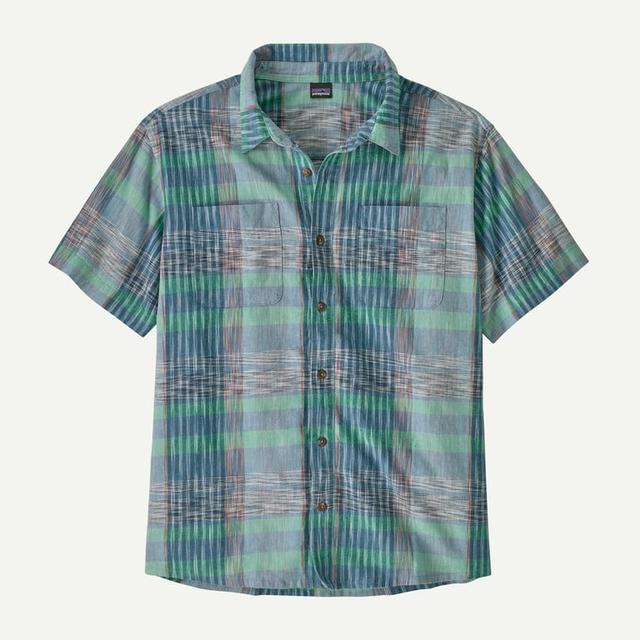 Patagonia Back Step Shirt Still Blue