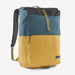 Patagonia Fieldsmith Roll Top Pack Patchwork: Surfboard Yellow w/Abalone Blue