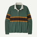 Patagonia Long Sleeved Rugby Shirt Canopy Green