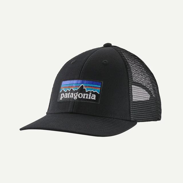 Patagonia P 6 Logo Lopro Trucker Hat Black