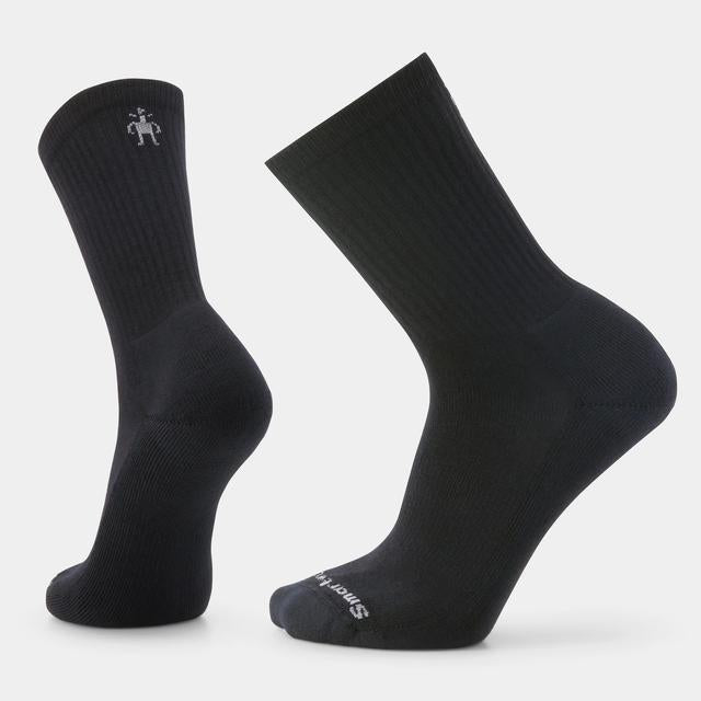Smartwool Unisex Everyday Solid Rib Crew Socks Black