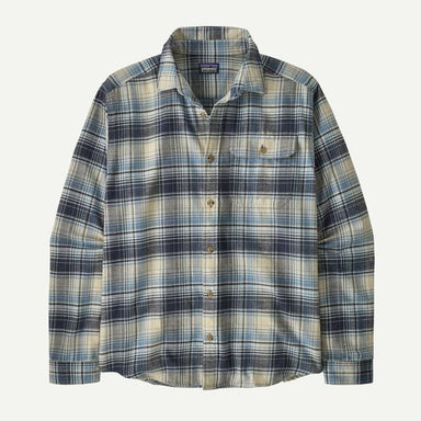 Patagonia Long Sleeved Lightweight Fjord Flannel Shirt Virtually Blue
