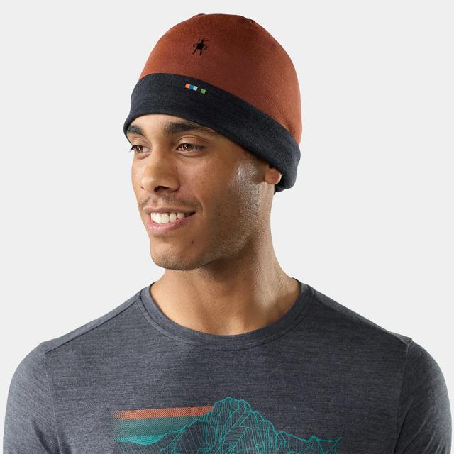 Smartwool Unisex Thermal Merino Reversible Cuffed Beanie Hat Burnt Sienna