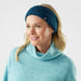 Smartwool Unisex Fleece Lined Headband Twilight Blue Donegal
