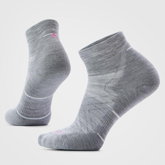 Smartwool Run Ankle Socks Light Gray/White
