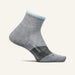 Feetures Trail Max Cushion Quarter Light Gray
