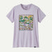 Patagonia Cap Cool Daily Graphic Shirt - Lands Foxglove Purple