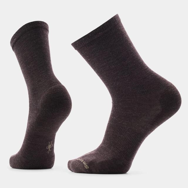 Smartwool Everyday Solid Rib Crew Socks Chestnut