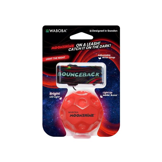 Waboba Waboba Bounceback Moonball With Leash LED