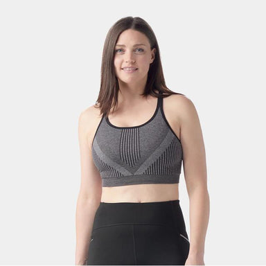 Smartwool Intraknit Strappy Bra Black Heather