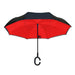 Calla Topsy Turvy Umbrella Black White Polka Dot