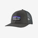Patagonia P 6 Logo Trucker Hat White w/Quiet Violet