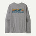 Patagonia L/s Cap Cool Daily Graphic Shirt - Waters Feather Grey