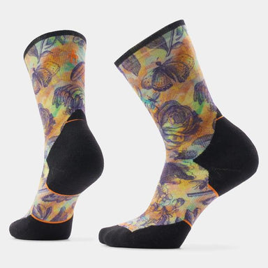 Smartwool Trail Run Floral Party Print Crew Socks Multicolor