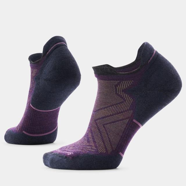 Smartwool Run Low Ankle Socks Purple Iris - Charcoal
