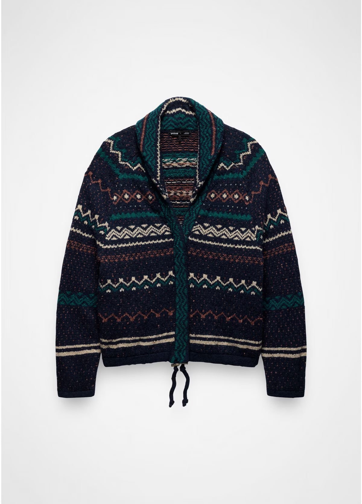Prana Womens Arctic Poppy Sweater Cardigan Nautical