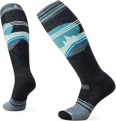 Smartwool Womens Snowboard Moon Energy Over The Calf Socks Black