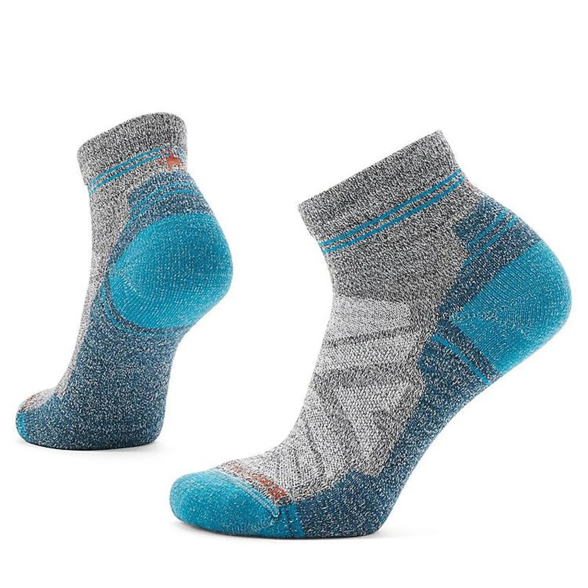 Smartwool Womens Hike Light Cushion Ankle Socks Ash-Charcoal