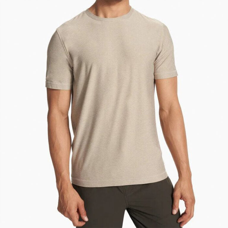 Vuori Strato Tech Tee Heather Grey