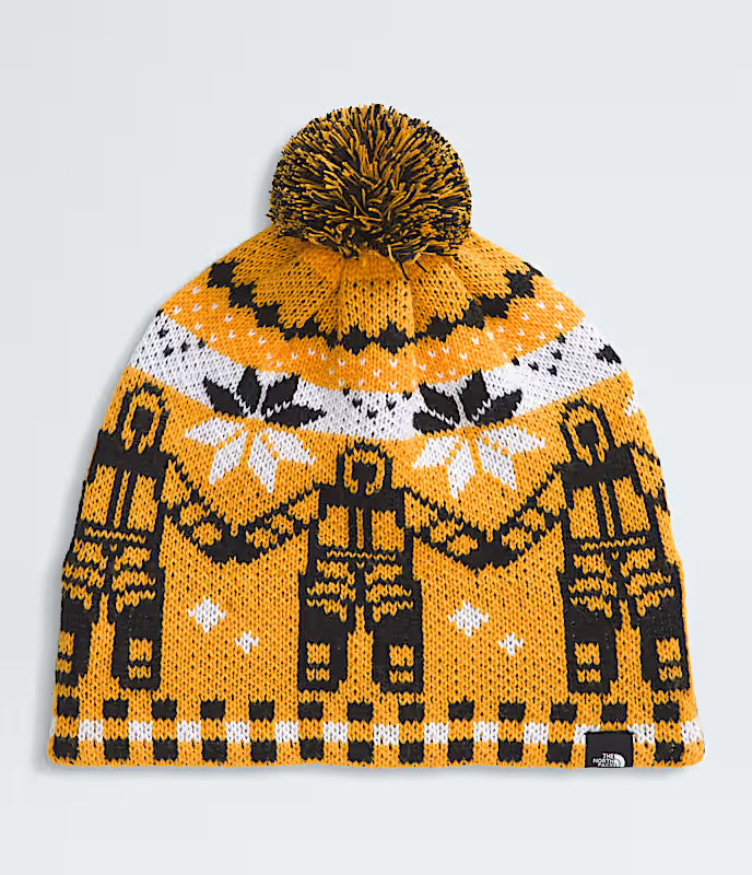 The North Face Cabin Ski Tuke Summit Gold Him Suit Jacquard/Pom