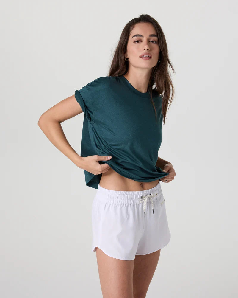 Vuori Energy Tee Heather Grey