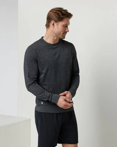 Vuori Ponto Performance Crew Black Heather