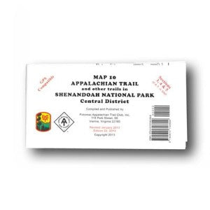Appalachian Trail Conservancy AT Map: Shenandoah NP - Central District