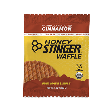 Honey Stinger Gluten Free Organic Waffles - 1 oz Waffle - Cinammon