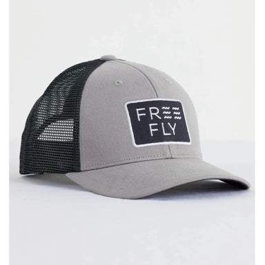 Free Fly Apparel Wave Trucker Hat Slate Blue 