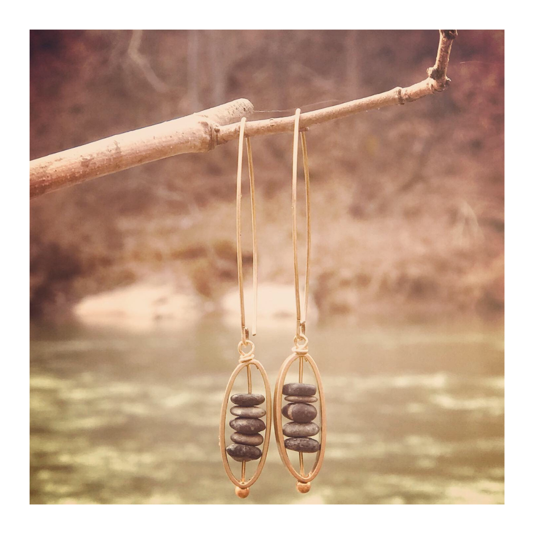 Suzanna Garrett Designs - River Drop Earrings
