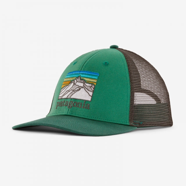 Patagonia Line Logo Ridge LoPro Trucker Hat Gather Green