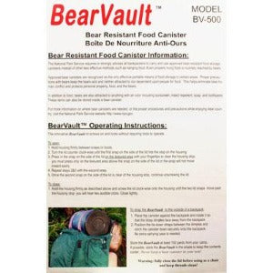Bear Vault Food Canister - Large