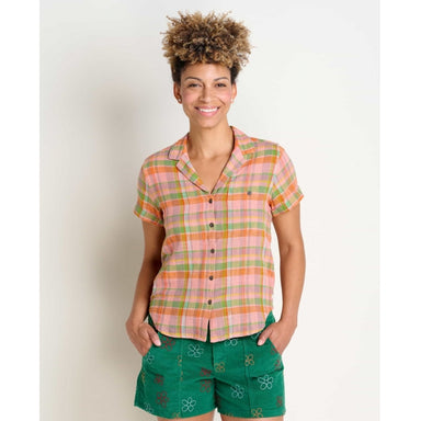 Toad&Co Women's Camp Cove SS Shirt Rockrose