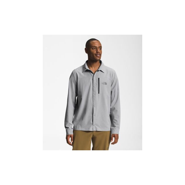 The North Face Men's First Trail UPF Long Sleeve Shirt Meld Grey 
