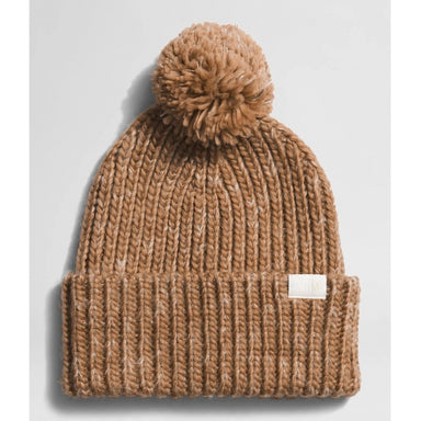 The North Face Cozy Chunky Beanie Almond Butter/Gardenia White