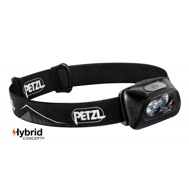 Petzl Actik Core 450 Lumen Headlamp Black