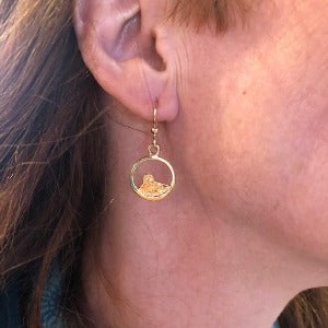 Sylvan Spirit - 14k Gold Drop Earrings — Walkabout Outfitter